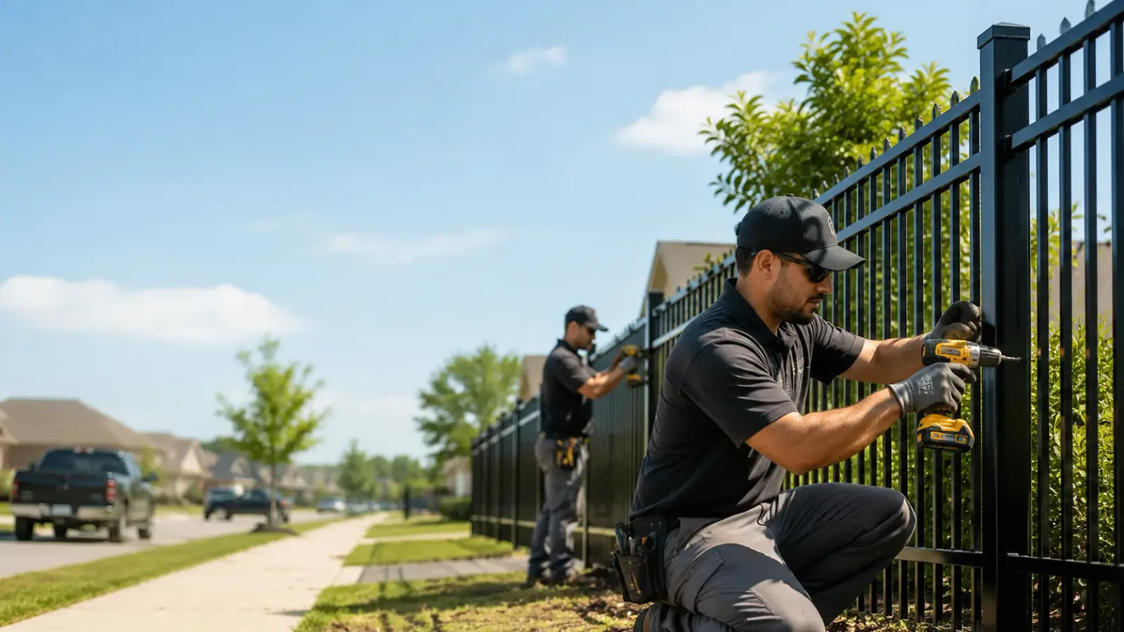 Metal Fence Installation in Avalon, TX